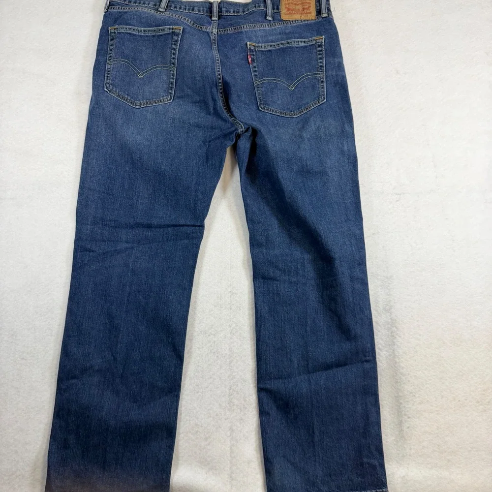 Levis 514 Straight Fit Mens Jeans Blue Medium Wash Denim 38x32 8022